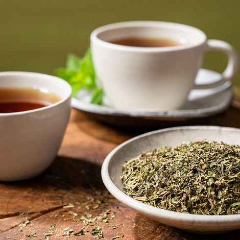 50 Count Rishi Tea Peppermint Herbal Tea - Organic, Caffeine Free Sachet Bags, Calming Sweet & Cooling Pure Peppermint
