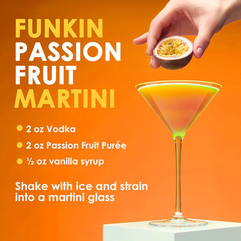 (2.2 lbs) Funkin Fruit Puree | Real Fruit, Simple Ingredient, Natural Mixer for Cocktails, Drinks, Smoothies | Vegan