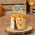 1Pc Gyufise Sweet Little Pumpkin Cake Topper Glitter Fall Theme Little Pumpkin Cake Pick Decorations for Baby Shower