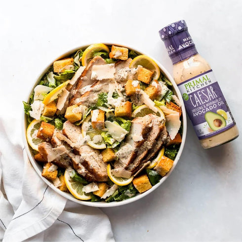 Whole30 8 Primal Kitchen Caesar Salad Dressing & Marinade made with Avocado Oil, Approved, Paleo Friendly, and Keto