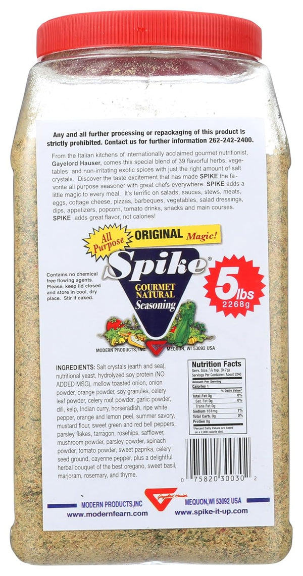 Spike Original Seasoning 5lb Bulk