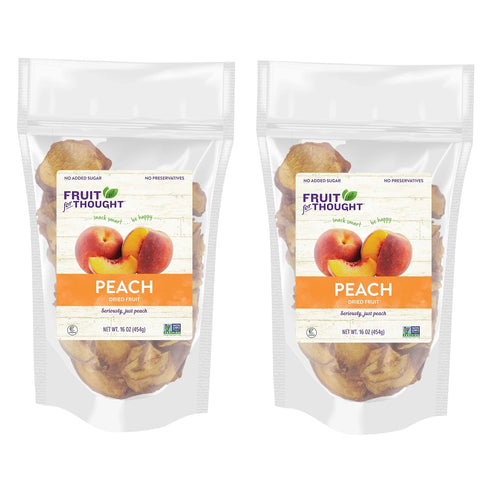Fruit for Thought Dried Peaches | At Home, Work, or On The