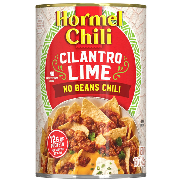 HORMEL Cilantro Lime Chili No Beans 15oz, 12-Pack