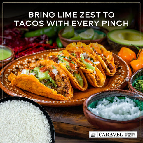 Rimming 5 oz Lime Salt for Seasoning, Grilling and Pure and Mineral-Rich Flavored Salt with Saltiness and Citrusy