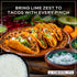 Rimming 5 oz Lime Salt for Seasoning, Grilling and Pure and Mineral-Rich Flavored Salt with Saltiness and Citrusy