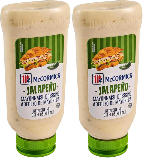 McCormick Jalapeo Mayonnaise Dressing, 10.3 fl oz (Pack of 2)