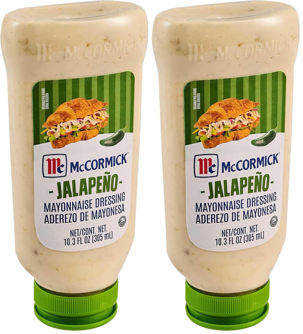 McCormick Jalapeo Mayonnaise Dressing, 10.3 fl oz (Pack of 2)