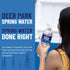 12 Pack 16.9 Oz Deer Park Spring Water, - Crisp Refreshing Taste - Fl