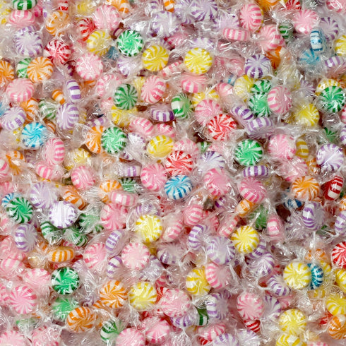 3 Assorted Fruit Starlights - Pounds - Pinwheel Fruit Candies - Fruit Flavored Hard Candy - Individually Wrapped