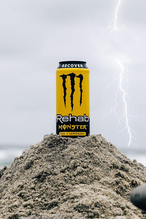 15.5 Pack 15 Monster Rehab Tea + Lemonade + Energy, Energy Drink Ounce | Energy Iced Tea