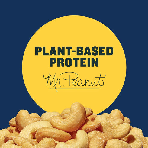 2.25 oz (12 Pack) PLANTERS Deluxe Cashews, Party Snacks, Plant-based Protein, bag