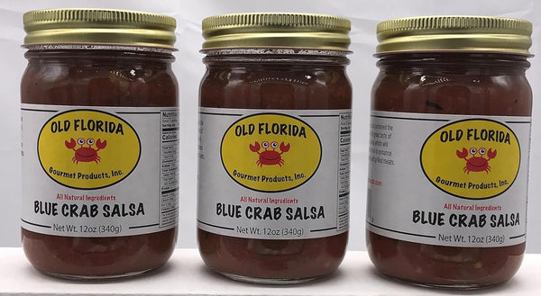 Old Florida Gourmet Blue Crab Salsa - PACK OF 3