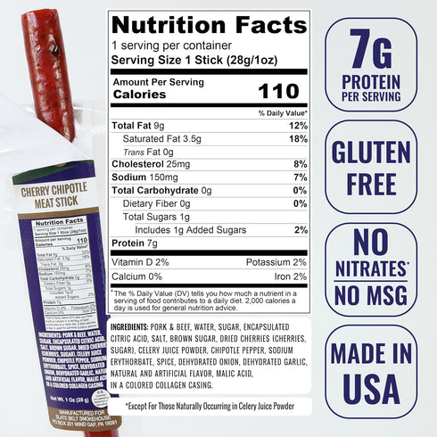 Pack, Pack (5 Pack) Slate Belt Smokehouse Meat Sticks Individually Wrapped- Meat Sticks Variety Gluten-Free, MSG-Free
