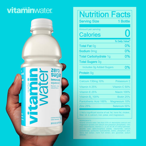 20 oz vitaminwater zero Squeezed, fl