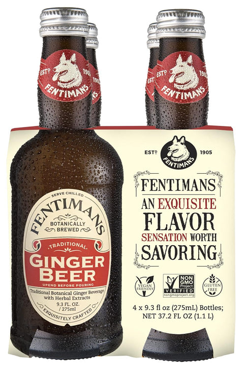Fentimans Sparkling Ginger Beer - Ginger Ale, Ginger Beer Non Alcoholic, Craft