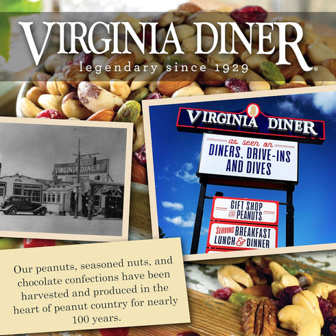 18 (Pack 1) Virginia Diner Natural Cranberry Nut Mix: Roasted Almonds, Cashews, Pecans, Pistachios, Dried Cranberries