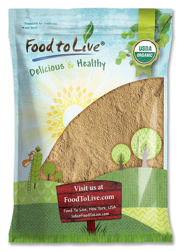 Food to Live Organic Garlic Powder, 5 Pounds Non-GMO, Raw, Dried, Sirtfood,