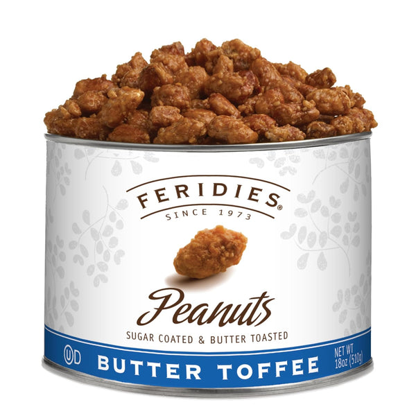 FERIDIES Butter Toffee Candied Peanuts, Buttered Toffee Coated Peanuts, Ou-Dairy Kosher Certified,
