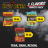 10 oz 3 Pack Snak Club x Hot Ones Snack Mix, Hot Habanero, Sweet Smoky, and Tangy Chili, Spicy Snacks with Peanuts