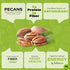 (32oz 2 LB) Packed NUT CRAVINGS - Raw Pecans Halves & Pieces, Unsalted, Shelled, - Bulk Nuts Fresh in Resealable Bag