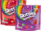 Skittles Gummy Candy Original and Wild Berry Sharing Size Bags Bundle - Includes