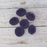 12 Count Global Sugar Art Edible Kosher Royal Icing Deep Violet Medium Roses for Cake and Cupcake Decorating by Chef