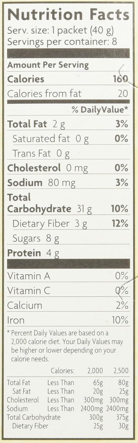 11.3 oz, (Pack 3) Nature's Path Organic Brown Sugar Maple Instant Oatmeal, Gluten Free, Non-GMO