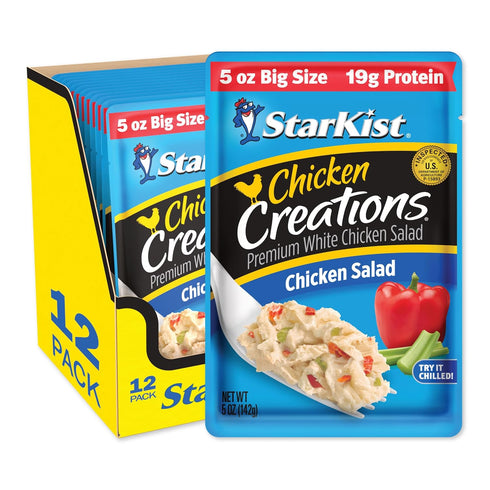 StarKist Chicken Creations Chicken Salad Pouch (5 oz - 12 Pack) Fully