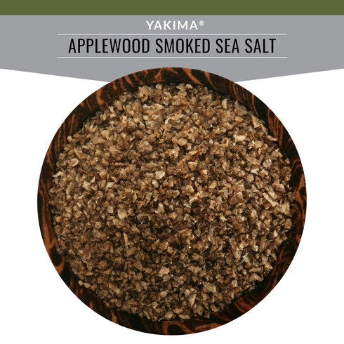 8 SaltWorks Yakima Applewood Smoked Sea Salt, Artisan Pour Spout Pouch, Ounce