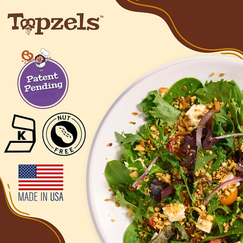 3.5 Oz (Pack 3) Savory Salad and Baked Potato Toppings by Topzels, Savory Variety - Includes Three Flavors | of | No