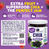 3, (10.6 Oz, 300 Pack 1 World of Chia Extra Fruit Chia Seeds Jam - Blackberry Jams and Preserves All Natural Super Food