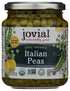 JOVIAL Organic Italian Peas, 13 OZ