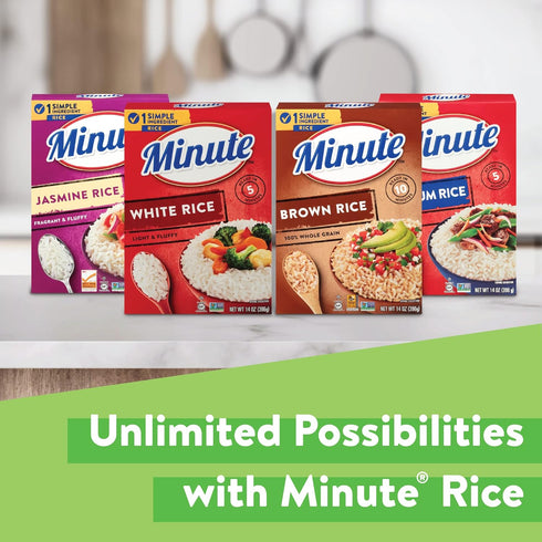 14-Ounce Minute Brown Rice, Instant Brown Rice for Quick Meals, Box