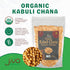 4 LB Jiva Organic Raw Chickpeas (Whole Garbanzo Beans) Large Bag - Gluten Free, Non GMO, Vegan