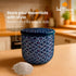 12 oz SAL MARINA | Ceramic Container - For Salt or Spices - Kitchen Decor - Handcrafted Ceramic Jars With Sealing Lids