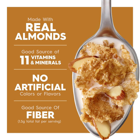 11 12.9oz (1 Special K Cold Breakfast Cereal, Vitamins and Minerals, Made With Real Almonds, Vanilla and Almond, Box