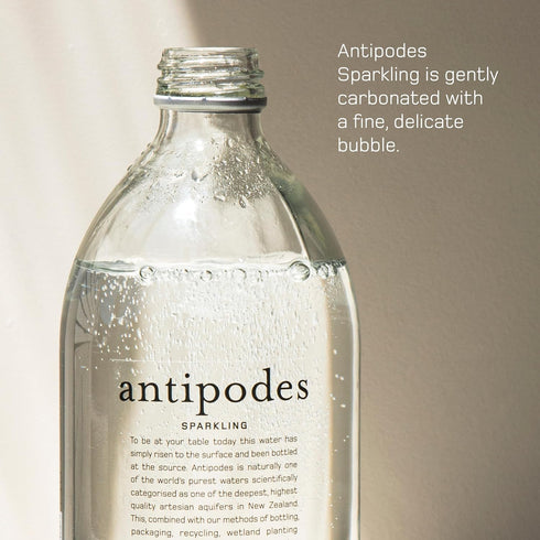 ANTIPODES 16.9 oz (500 mL) (4 - Sparkling Water - Glass Bottles)