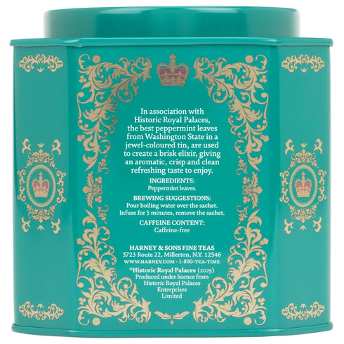 30 Harney & Sons Peppermint Herbal Tea in Sachets, Caffeine-Free Herbal, Sachets