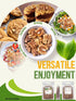 2LB 90% NatureBliss Raw Walnut Halves & Pieces, Premium Skin-On Walnuts, Whole Halves & Vacuum-Sealed for Freshness