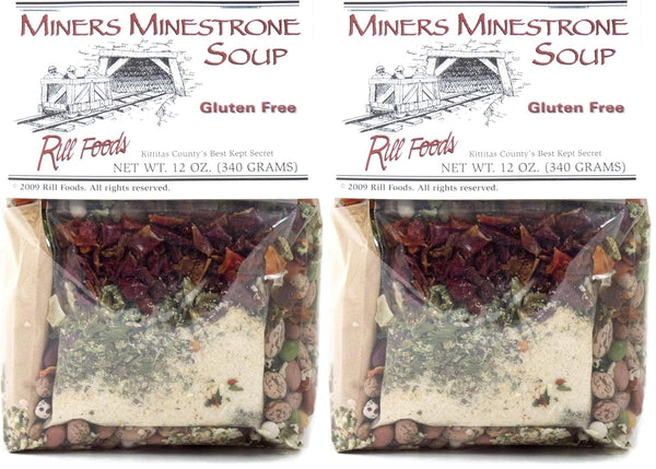 Rill Foods Miners Minestrone Soup Mix 11 oz (Pack of 2)
