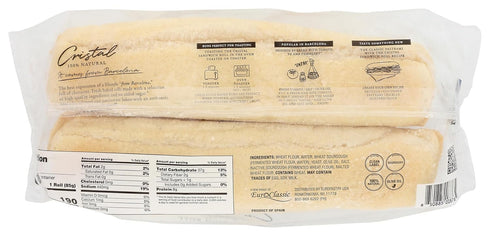 Euro Classic Imports 4 Count, 11.99 OZ Cristal Sandwich Roll