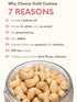 Gold Cashew 17.64 oz (Pack 1) Cashews Roasted Lightly Salted - Snacks for Adults, Whole Nut (No Mixed), Oil Free, Farm