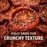 3 oz Dried Tomato Slices Fully Dehydrated Crunchy Round Cut Tomatoes Cooking Garnish Snack Made in USA