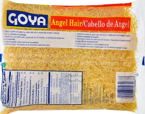 1 Goya Angel Hair Pasta, Pound