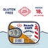 3.75 oz (Pack 12) 16g Beach Cliff Wild Caught Sardines in Mustard Sauce, Can of - Protein per Serving - Gluten Free
