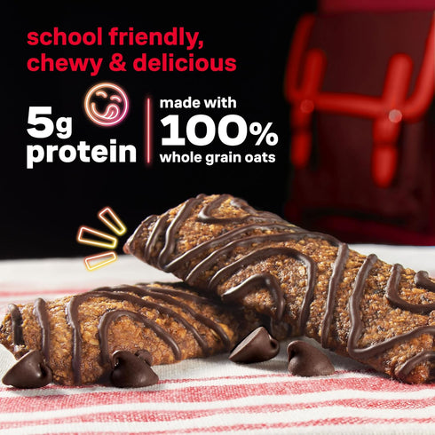 5g 5 Count KIND Kids Granola Bars, Chocolate Chip, Gluten Free, Low Sodium, Peanut and Tree Nut Free Snacks, Protein