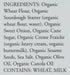 6 Rustic Bakery, Flatbread Onion Creme French, Ounce