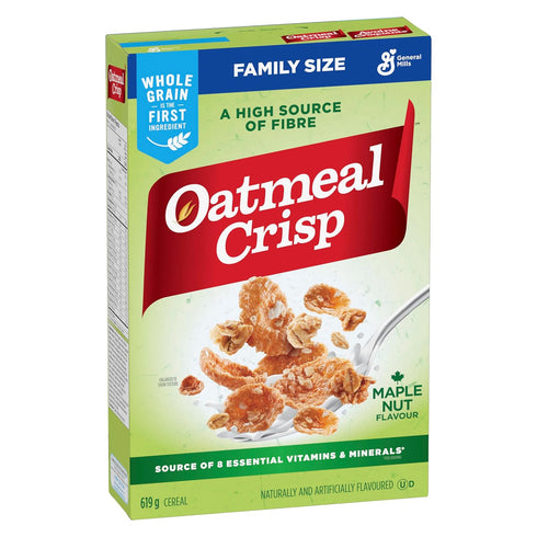 Oatmeal Crisp 619 Maple Cereal Family Size, Grams