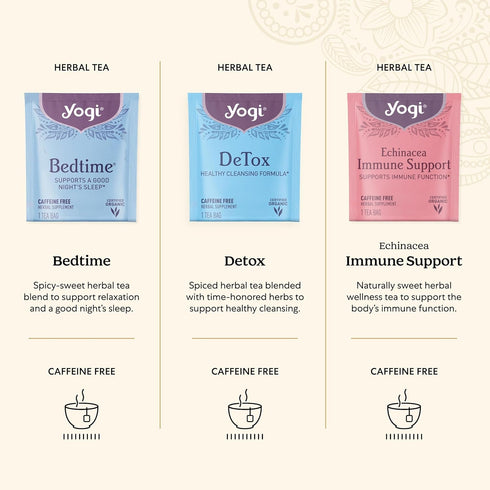 (45 9 9 Yogi Organic Tea Sampler Gift Box Tea Bags) Assorted Delicious Wellness Blends - Favorite Herbal, Green & Black
