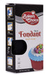 Baker's Choice Black Fondant Icing, 4 oz. Ready to Use Cake Decorating Frosting for Cakes, Cupcakes, and Cookies